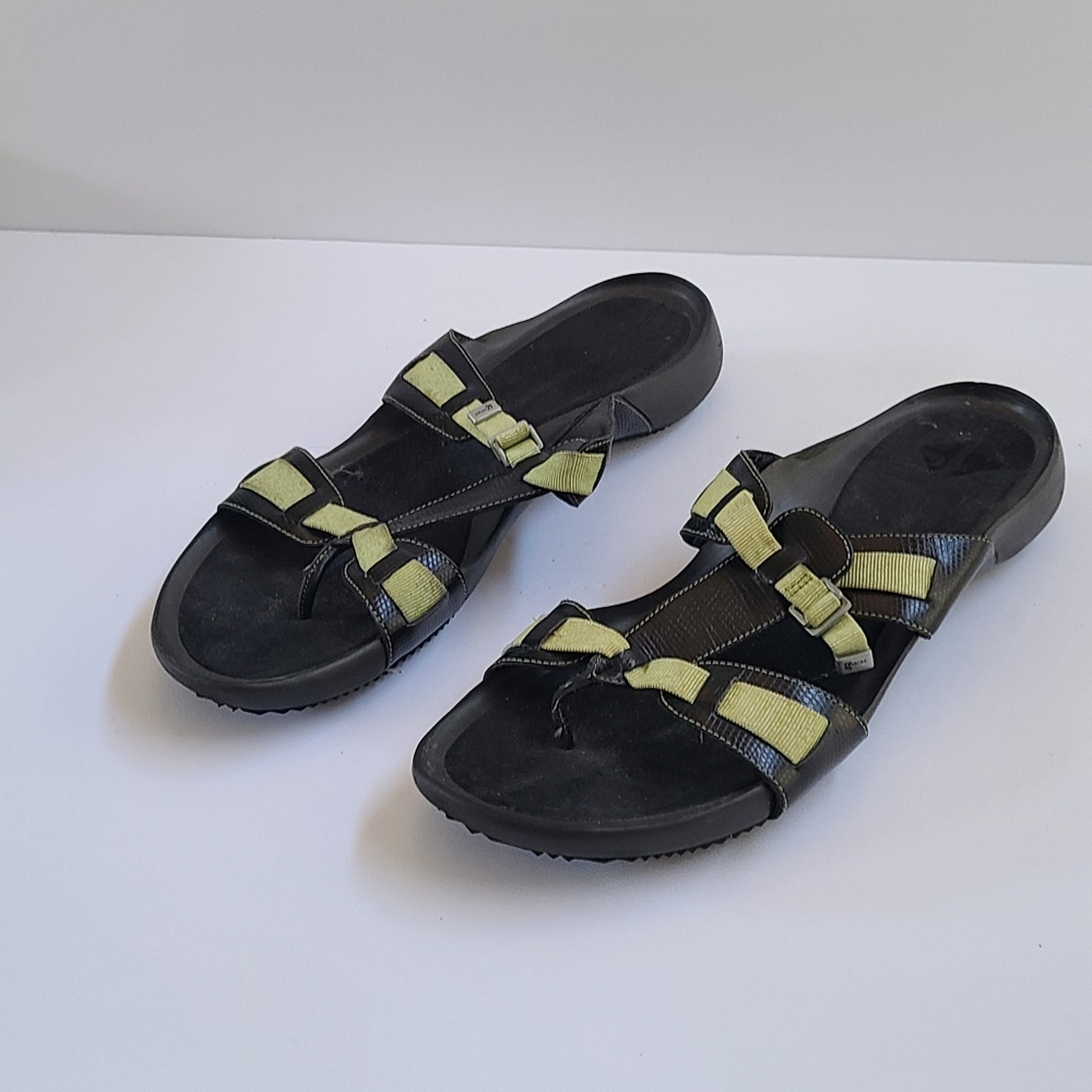 Nike Lab G Series Strappy Sandals Black/Green Size 10B